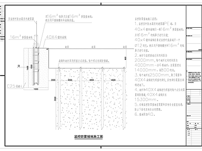 监控防雷节点 施工图