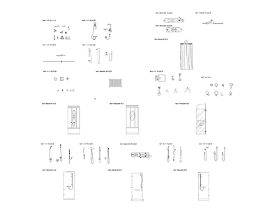 现代卫生洁具 卫浴用品 厨卫用具 淋浴及淋浴配件 图库