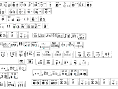 各种柜体 图库