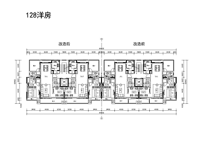 某小区洋房 平面图 平层