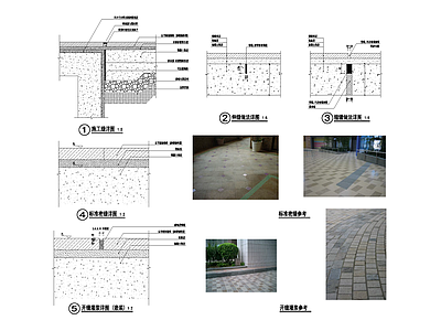 地面做法效果 施工图