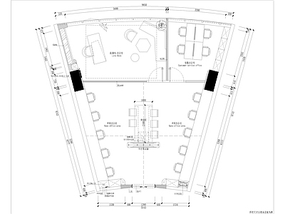 直播办公空间 平面图