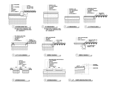 道路基础作法节点 施工图