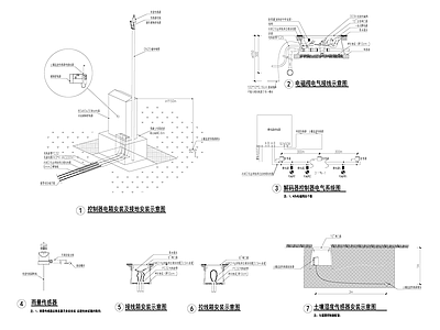 喷灌电气大样节点 施工图