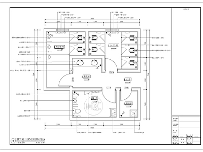 公共卫生间 施工图