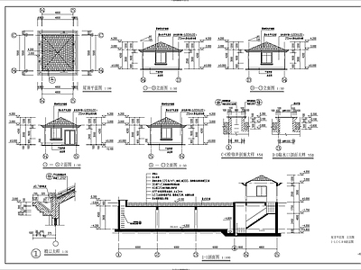 消防水池及水泵房建筑设施 施工图