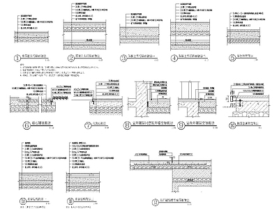 园林地面通用做法详图 施工图