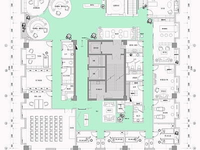 1300平新中式SPA美容会所 施工图