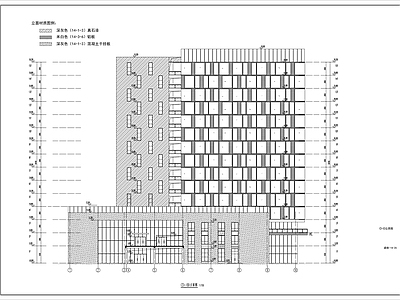 科创办公楼建筑 施工图