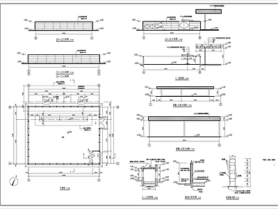 加油站 油库 建筑 施工图