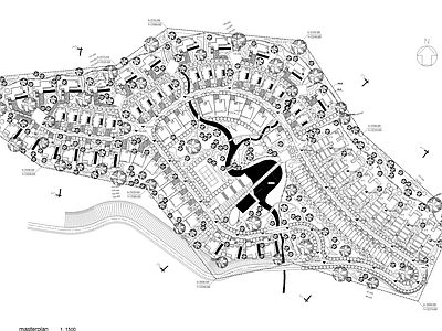 云深处别墅区建筑方案 施工图