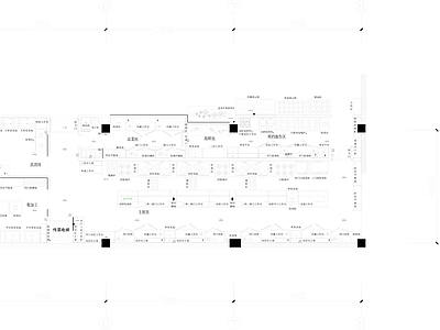 餐饮空间厨房设计 施工图