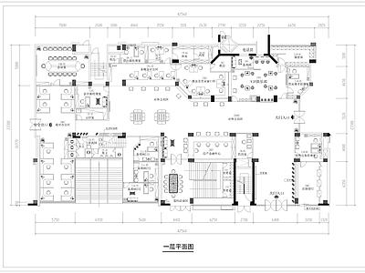 1160㎡银行建筑设计 施工图