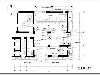 1650㎡银行支行 施工图