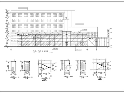 某特4S店建筑 施工图 展销厅