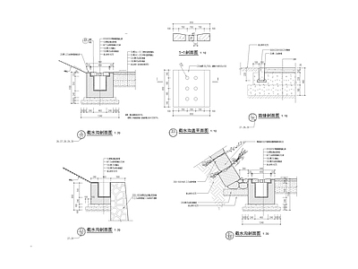 广场道路铺装节点 施工图