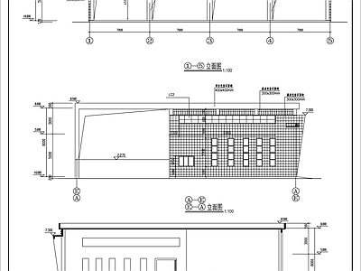 垃圾处理站建筑 施工图