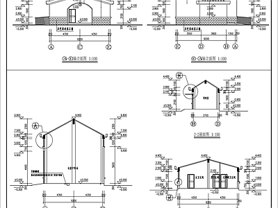 开发区垃圾中转站建筑 施工图