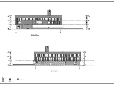 拉圾集运中心站房建筑 施工图