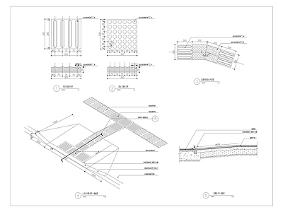 人行盲道施工图