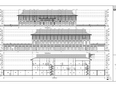 航空食品配餐中心图纸 施工图 食堂建筑