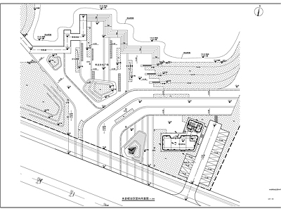 公园主入口广场做法施工详图 施工图