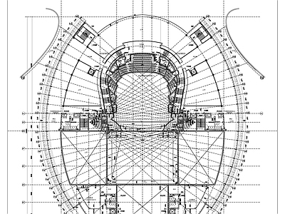 现代福建大剧院 施工图