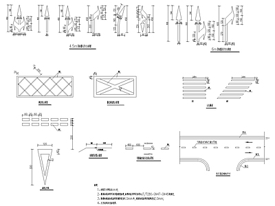 交通标线节点 施工图