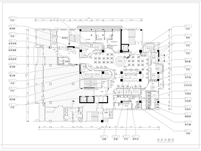 1350㎡ 酒吧 休闲会所 施工图