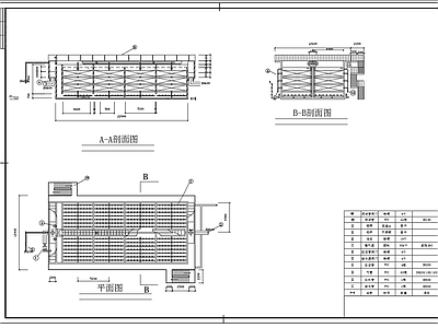 生物接触 氧化池 设计图纸 施工图