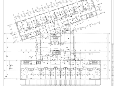 保定市 第一中心医院 平面图 施工图