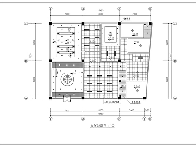 办公室 装饰图纸 施工图