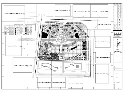 33套广场景观绿化设计平面图 施工图