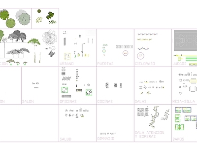 2024室内景观小品图库 施工图