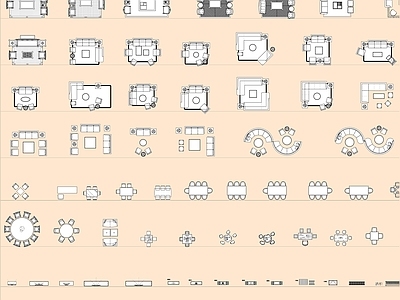 家具动态图 施工图