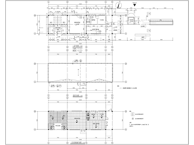 现代产业园区门卫岗亭建筑 施工图