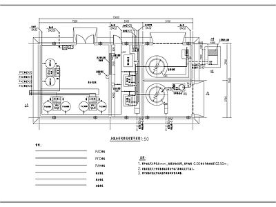 污水处理加氯加药间给排水 施工图
