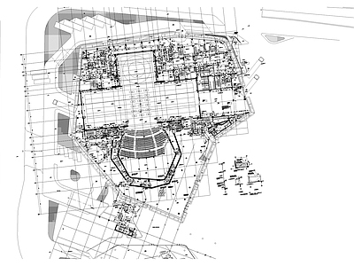 广州歌剧院建筑 施工图