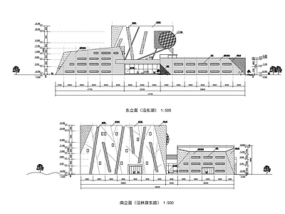 规划馆规划及单体建筑 施工图