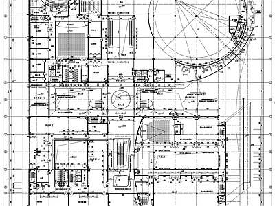 科技馆与青少年中心建筑 施工图