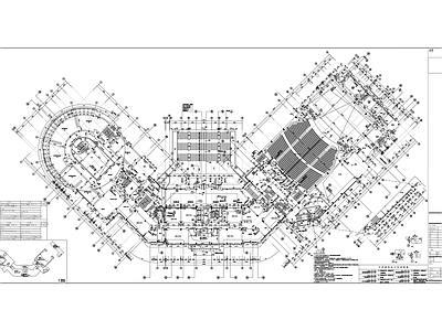 现代风格多层高校教学楼建筑 施工图