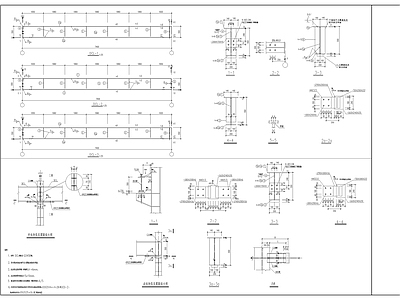 某公司车间吊车梁钢结构 施工图