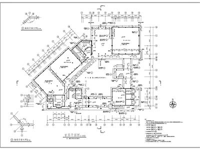 艺术楼建筑 施工图