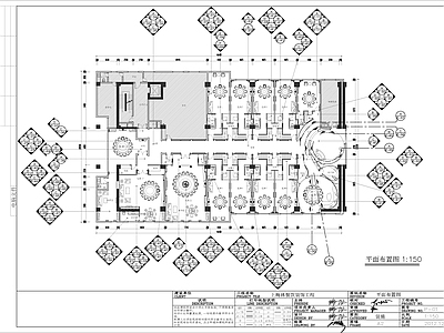 深圳上梅林餐厅效果图 施工图