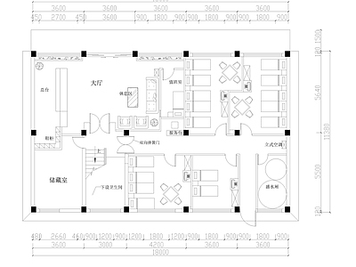 四层室内浴场 施工图