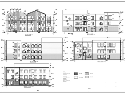 幼儿园建筑 施工图