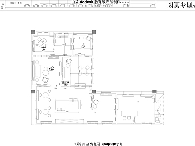 窗帘布艺墙布墙纸展厅 施工图