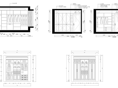 衣柜立面图 施工图