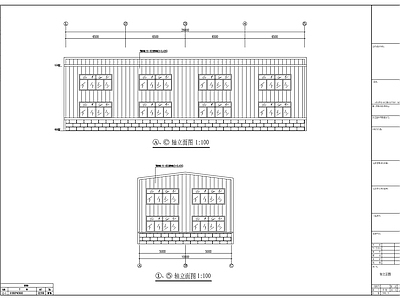 衣服加工厂钢结构工程 施工图