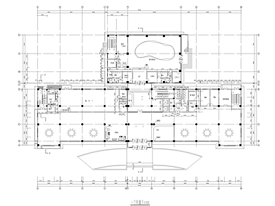 高档会议住宿接待宾馆建施图 施工图